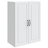 vidaXL Väggmonterat skåp Vit 66 x 34,5 x 90 cm Konstruerat trä