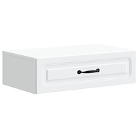 vidaXL Väggmonterad sidobord Vit 59 x 34,5 x 17 cm Konstruerat trä