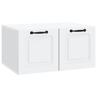 vidaXL Väggmonterad TV-bänk Vit 59,5 x 41 x 30 cm Konstruerat trä
