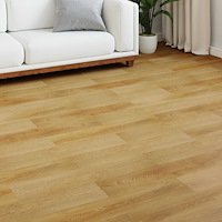 vidaXL Laminatgolv 5 pcs Gulbrun 101 x 20 x 0,8 cm Konstruerat trä