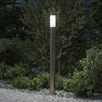 vidaXL Pollare 110 cm rostfritt stål IP44