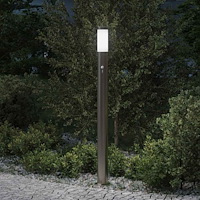 vidaXL Pollare med sensor 110 cm rostfritt stål IP44