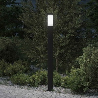 vidaXL Pollare 110 cm rostfritt stål IP44