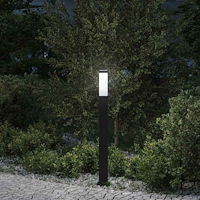 vidaXL Pollare 80 cm svart IP44