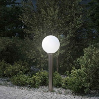 vidaXL Pollare 80 cm rostfritt stål IP44