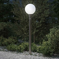 vidaXL Pollare med sensor 120 cm rostfritt stål IP44