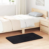 vidaXL Luvmatta med hög lugg ”NAVARRA” svart 60x100 cm polyester