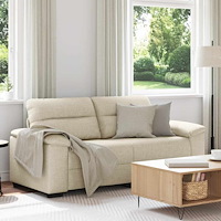 vidaXL 2-sitssoffa 180x81x84 cm linne