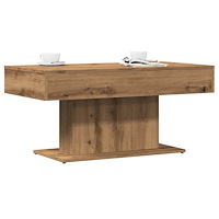 vidaXL Soffbord hantverksmässig ek 96x50x45 cm konstruerat trä