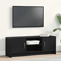 vidaXL TV-skåp svart ek 102x30x37,5 cm konstruerat trä