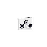 Legrand Legrand 0 787 86, SAT + TV + radio, 2 modul/-er, Vit, 45 mm,...