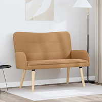 vidaXL 2-sits soffa Beige 115 x 61 x 87 cm Bouclé