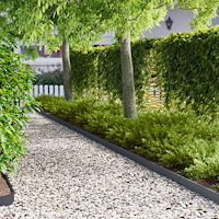 vidaXL Kant för gräsmatta 20 pcs 103 x 10 cm Stål Antracit