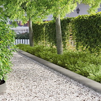 vidaXL Kant för gräsmatta 30 pcs 103 x 20 cm Stål Silver