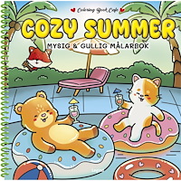Legind A/S Cozy Summer Deluxe. Lyxig Cozy Coloring målarbok från Coloring Book Cafe (bok, spiral)