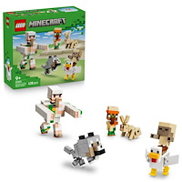 LEGO® LEGO® Minecraft® 21592 Kuřecí žokej a útok v poušti