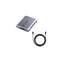 UNITEK Kortläsare Unitek för CF Express, SD/microSD, USB-A 10 Gbps...