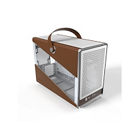 Montech Montech Heritage chassi i tornutförande (vit/brun, härdat gl...