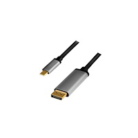 LogiLink LogiLink CUA0100, DisplayPort, USB 3.2 Gen1 Type-C, 1,8 m, S...