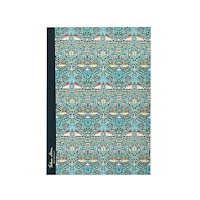Koustrup & Co Anteckningshäfte - Bird Green pattern - William Morris