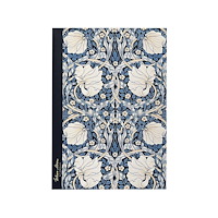 Koustrup & Co Anteckningshäfte - Pimpernel Mörkblå Storblommig William Morris