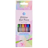 Sense Gelpennor Glitter 6-pack