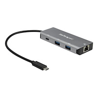 StarTech.com StarTech.com USB C-hubb med 3 portar och Gigabit-Ethernet-RJ45 GbE-port - 2x USB A, 1x USB C - USB 3.1/3.2 gen. 2 Type C...