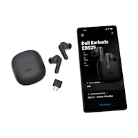 DELL Dell Pro Plus Earbuds - EB525 - True wireless-hörlurar med mikrofon - Microsoft Teams Certified - Zoom Certified