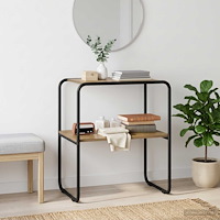 vidaXL Konsolbord Artisan-ek 80 x 42,5 x 70 cm Konstruerat trä