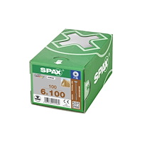 Spax SPAX 251010601005 Tallerkenskruer 6 mm 100 mm T-profil Stål...