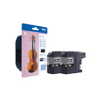 Brother Brother LC127XLBKBP2 - 2-pack - superlång livslängd - svart - original - bläckpatron