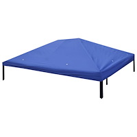 vidaXL Tältöverdrag 300 x 400 cm Blå