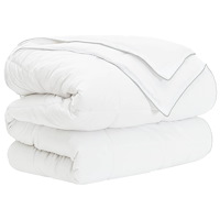 vidaXL Full Års-Duvet Vit 140 x 220 cm Bambufiber