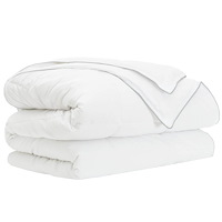 vidaXL Full Års-Duvet Vit 260 x 220 cm Bambufiber