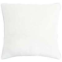 vidaXL Kudde Vit 80 x 80 cm Bambufiber