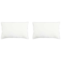 vidaXL Kudde 2 pcs Vit 50 x 70 cm Bambufiber