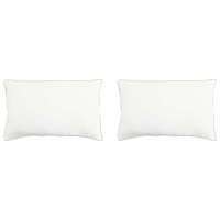 vidaXL Kudde 2 pcs Vit 60 x 80 cm Bambufiber