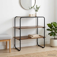 vidaXL Konsolbord Rökt ek 60 x 41 x 75 cm Konstruerat trä