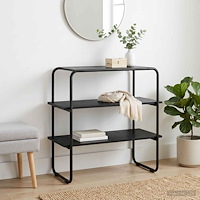vidaXL Konsolbord Svart ek 100 x 41 x 75 cm Konstruerat trä