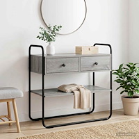 vidaXL Konsolbord Grå Sonoma 100 x 40 x 75 cm Konstruerat trä