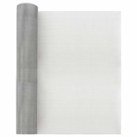 vidaXL Nätduk 40 x 2000 cm 20 Mesh Rostfritt stål 201 Silver