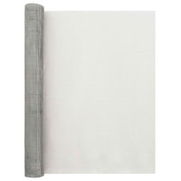 vidaXL Nätduk 60 x 1000 cm 20 Mesh Rostfritt stål 201 Silver