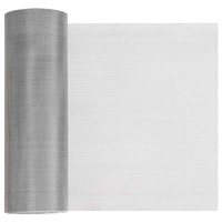 vidaXL Nätduk 20 x 1000 cm 30 Mesh Rostfritt stål 201 Silver