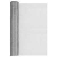 vidaXL Nätduk 40 x 1000 cm 30 Mesh Rostfritt stål 201 Silver