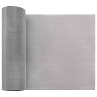 vidaXL Nätduk 20 x 1000 cm 60 Mesh Rostfritt stål 201 Silver