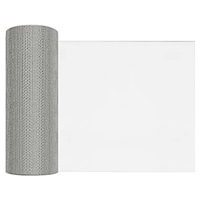 vidaXL Nätduk 20 x 1000 cm 18 Mesh Rostfritt stål 201 Silver