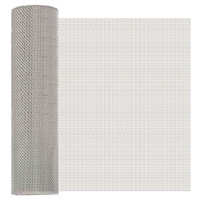 vidaXL Nätduk 40 x 500 cm 8 Mesh Rostfritt stål 201 Silver