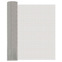 vidaXL Nätduk 60 x 500 cm 8 Mesh Rostfritt stål 201 Silver
