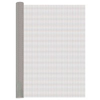 vidaXL Nätduk 120 x 500 cm 8 Mesh Rostfritt stål 201 Silver