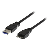 Deltaco DELTACO USB3-005 - USB-kabel - USB typ A till Micro-USB typ B - 50 cm